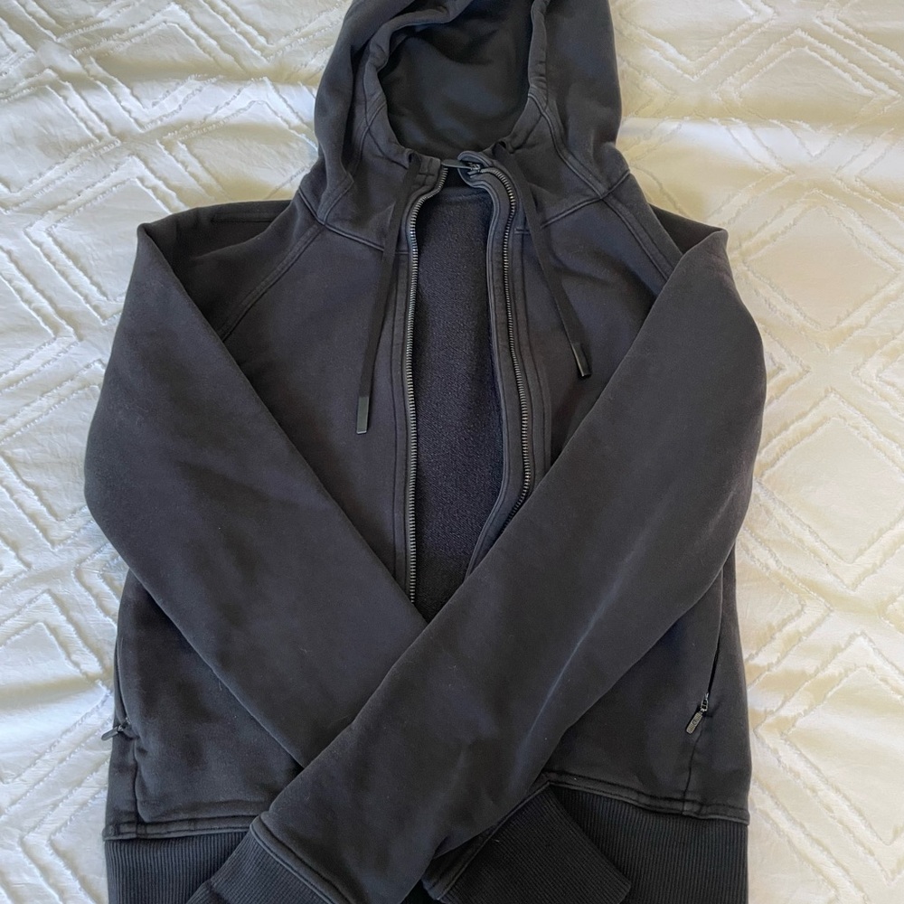 lululemon athletica Black Full Zip Sweater